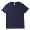 Combed Pure Cotton Round Neck Short Sleeved T-shirt Custom Printed logo Customization