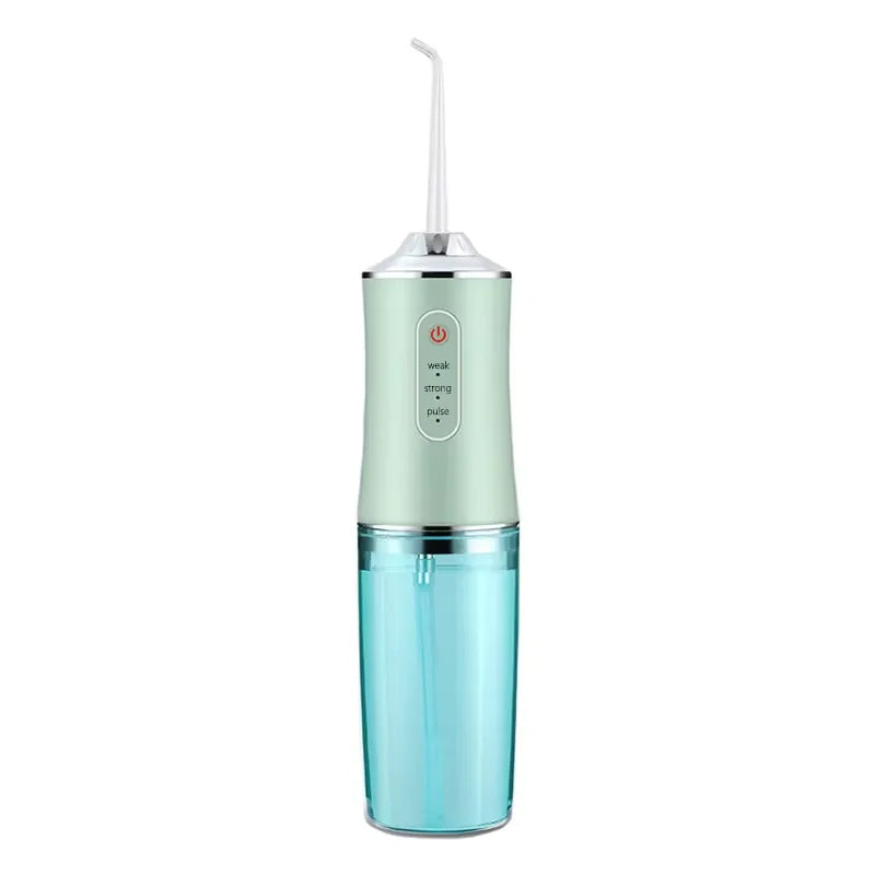 Portable Mini IPX7 Cordless  Water Dental Flosser for Teeth 3 Modes 4 Nozzle Tooth Cleaner Oral Irrigator Water Flosser