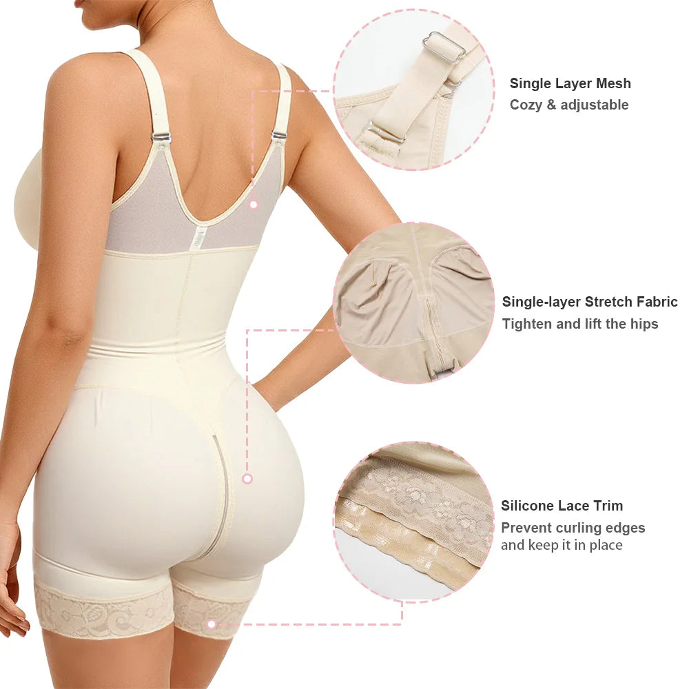 Atbuty Drop Ship Tiktok Hot Selling Postpartum Tummy Control Body Shaper Butt Lifter Bodysuit Shaper for Women
