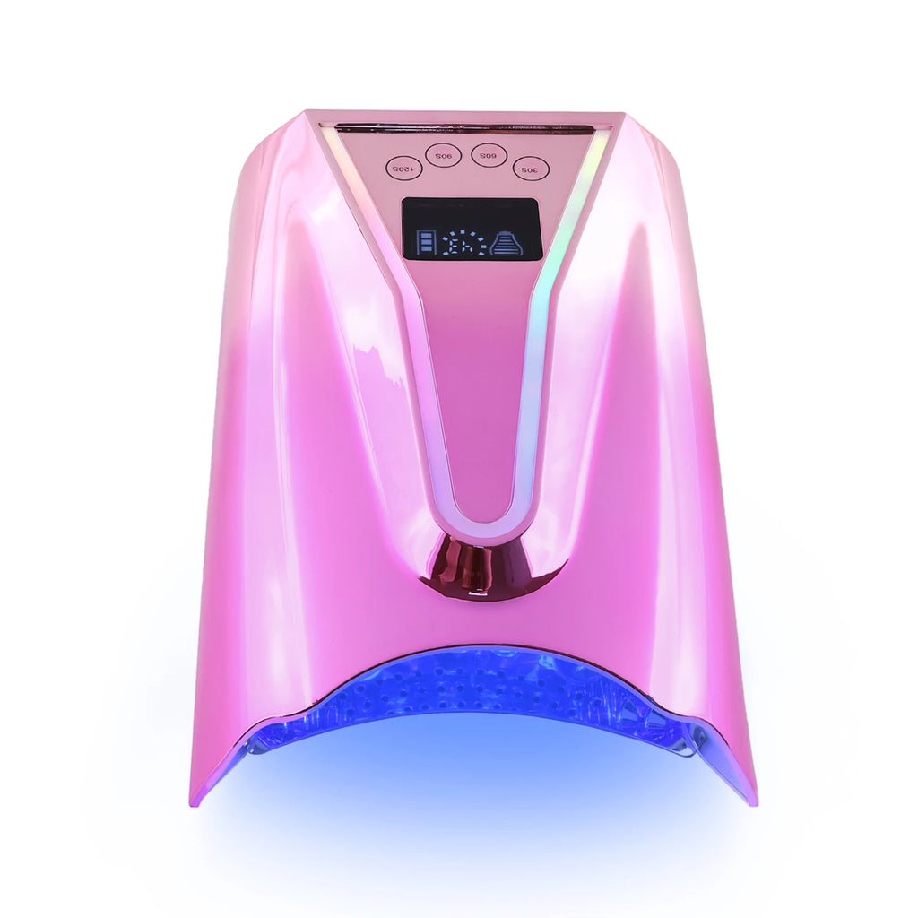 2024 New Arrival New Design Factory Price Wholesale High Power 128W Fast Cordless Rechargeable Uv LED Nails Lamp Nail Dryer