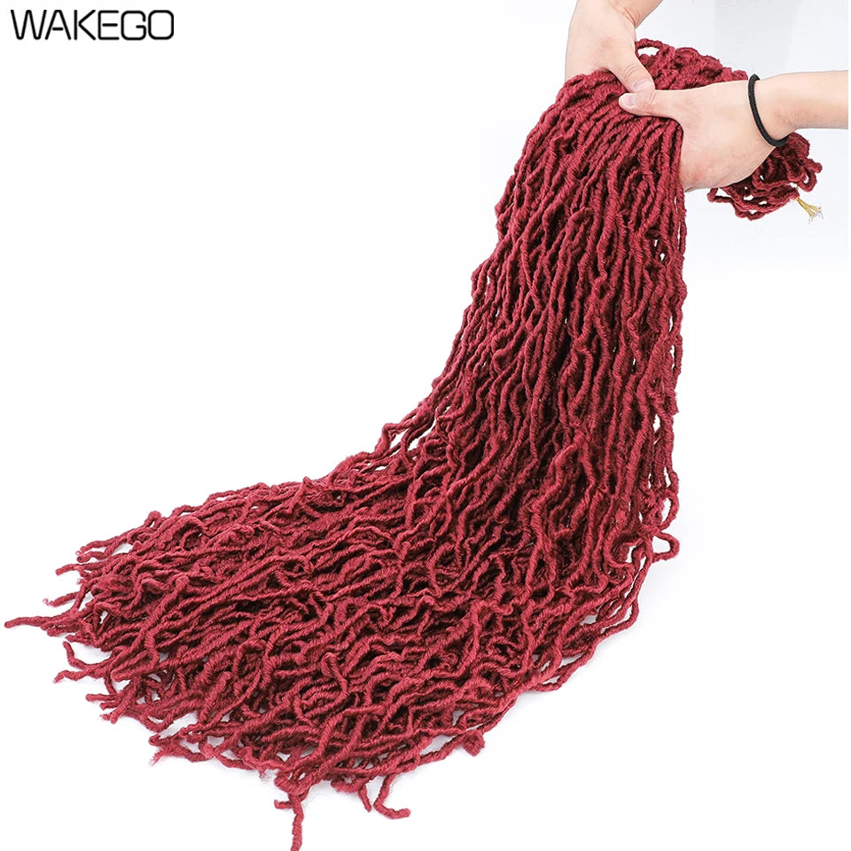 Top Faux Dreadlocks Extension 36 pulgadas Super Long New Faux Locks Crochet Braid Bouclé Pre Extended New Soft Locs Crochet Hair
