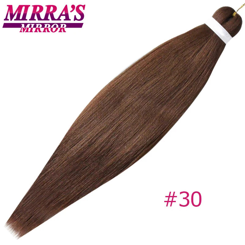 Synthetic Braiding Hair Brown Ombre Hair Extensions Professional Braid Hair for Crochet Twist Braids Soft Yaki Texture