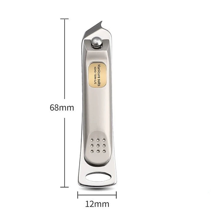 Nail Trimmer Pedicure Scissor Nail Clippers Stainless Steel Anti Splash Fingernail Cutter Manicure Tools Bionics Design