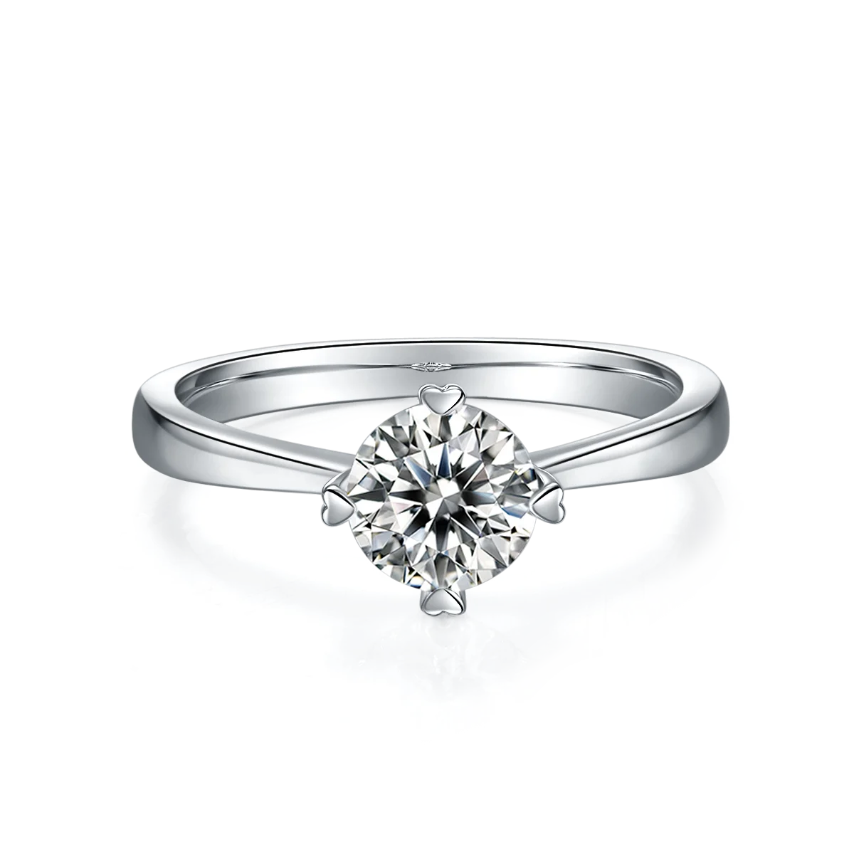 Hailer Engagement Ring with Moissanite Diamond Jewelry Rings for Women