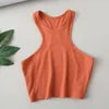 Custom Logo Vest Summer 2026 Ribbed Crop Tops Short Sleeveless Women Crop Tank Top