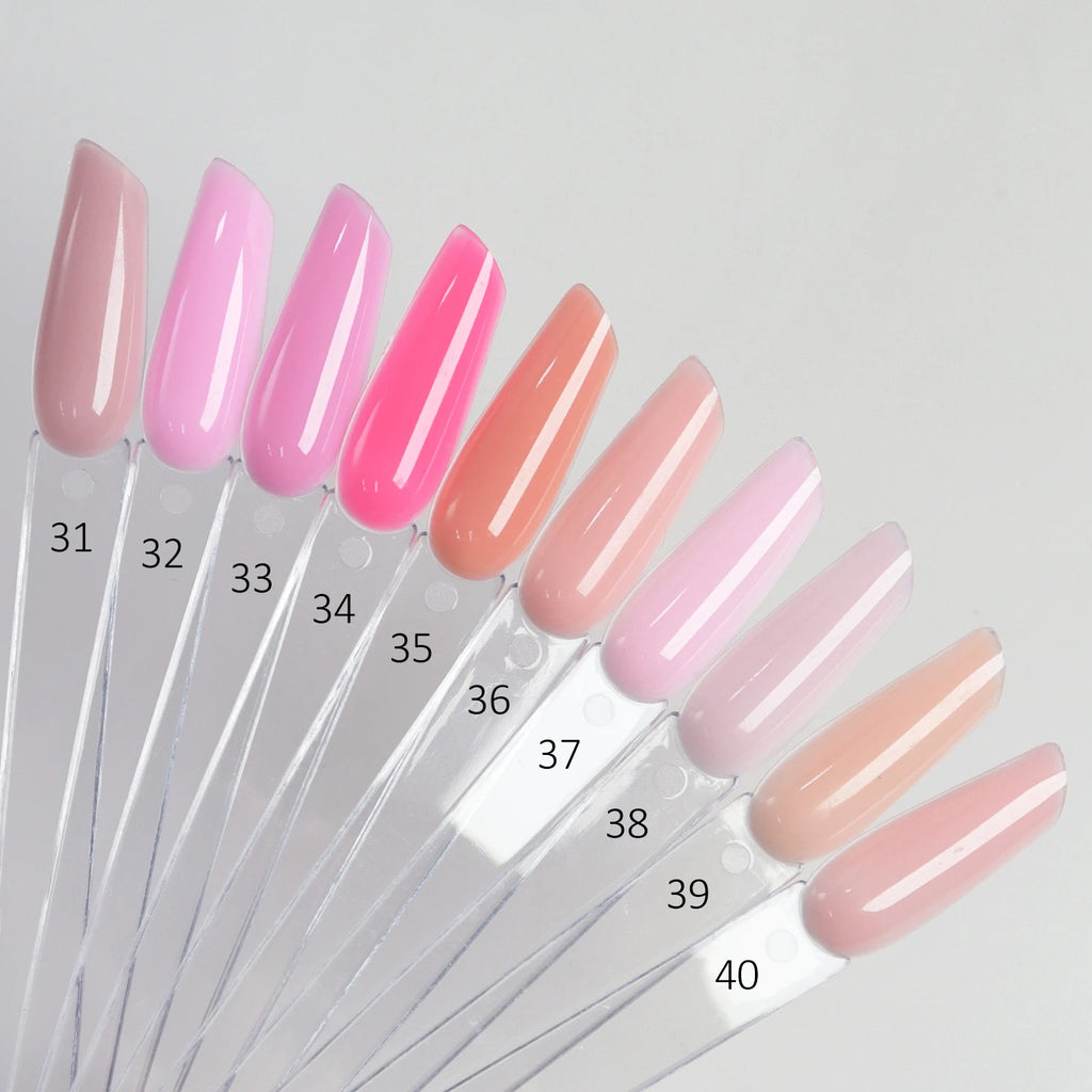 Lehchis 15ml Nude UV Gel Nail Polish Soak off French Nail Camouflage Base Halal Certified for Salon Art Use Customizable Logo