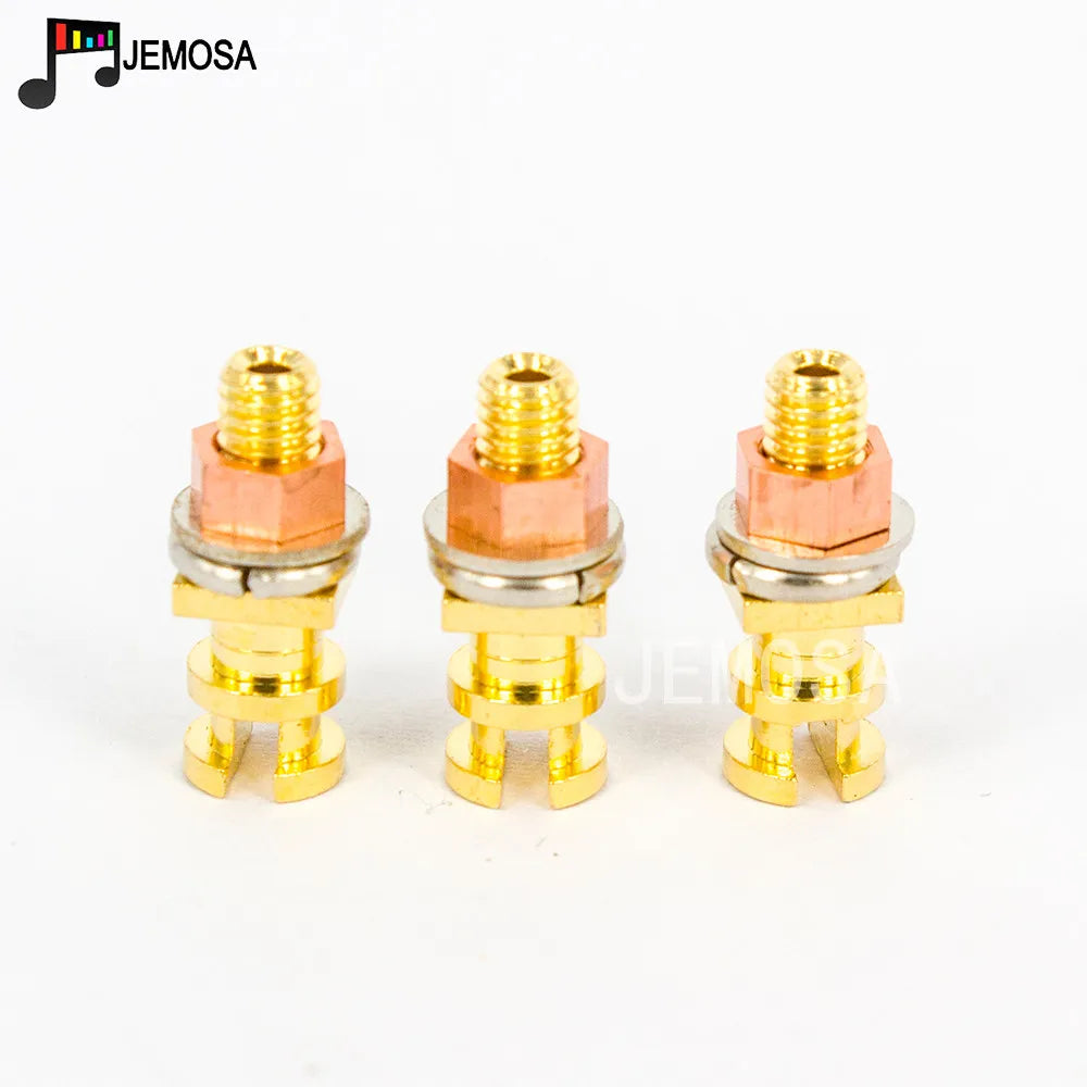 DIY Project Audio Strip Tag Board Turret Board Terminal Lug Board For Tube Amplifier DIY Kit Copper Plated Gold Turret