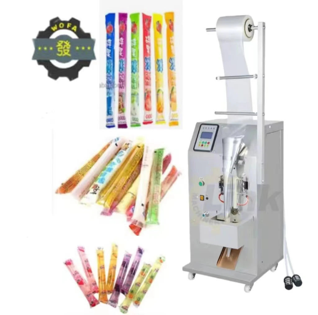 Low-cost Automatic Popsicle/jelly/juice Liquid/ice Cream/yogurt/sauce/perfume/small Plastic Bag  Packaging Machine