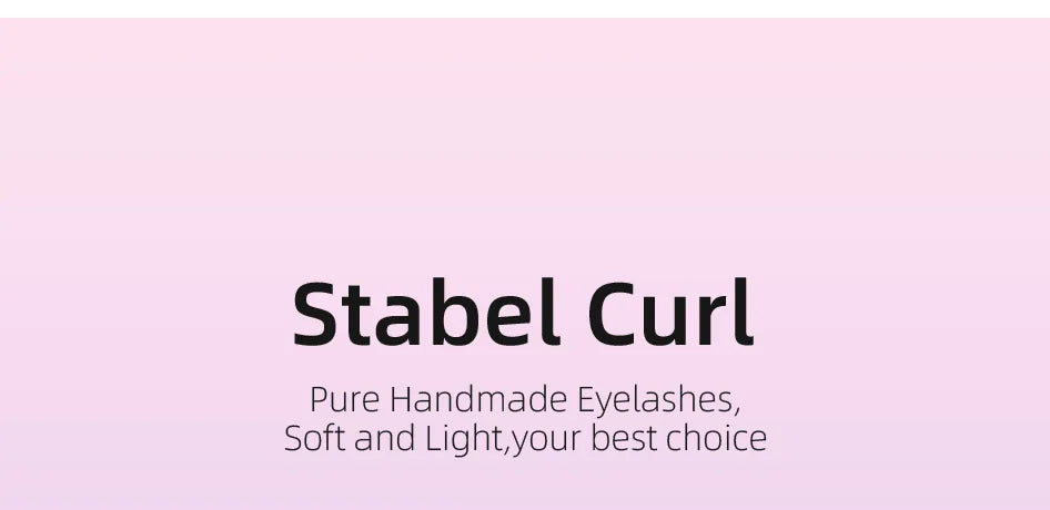 AGUUD Ellipse Flat False Eyelash Extensions Natural Soft Split-Tip Faux Mink Lashes Individual Soft Eyelashes B C CC D DD Cur