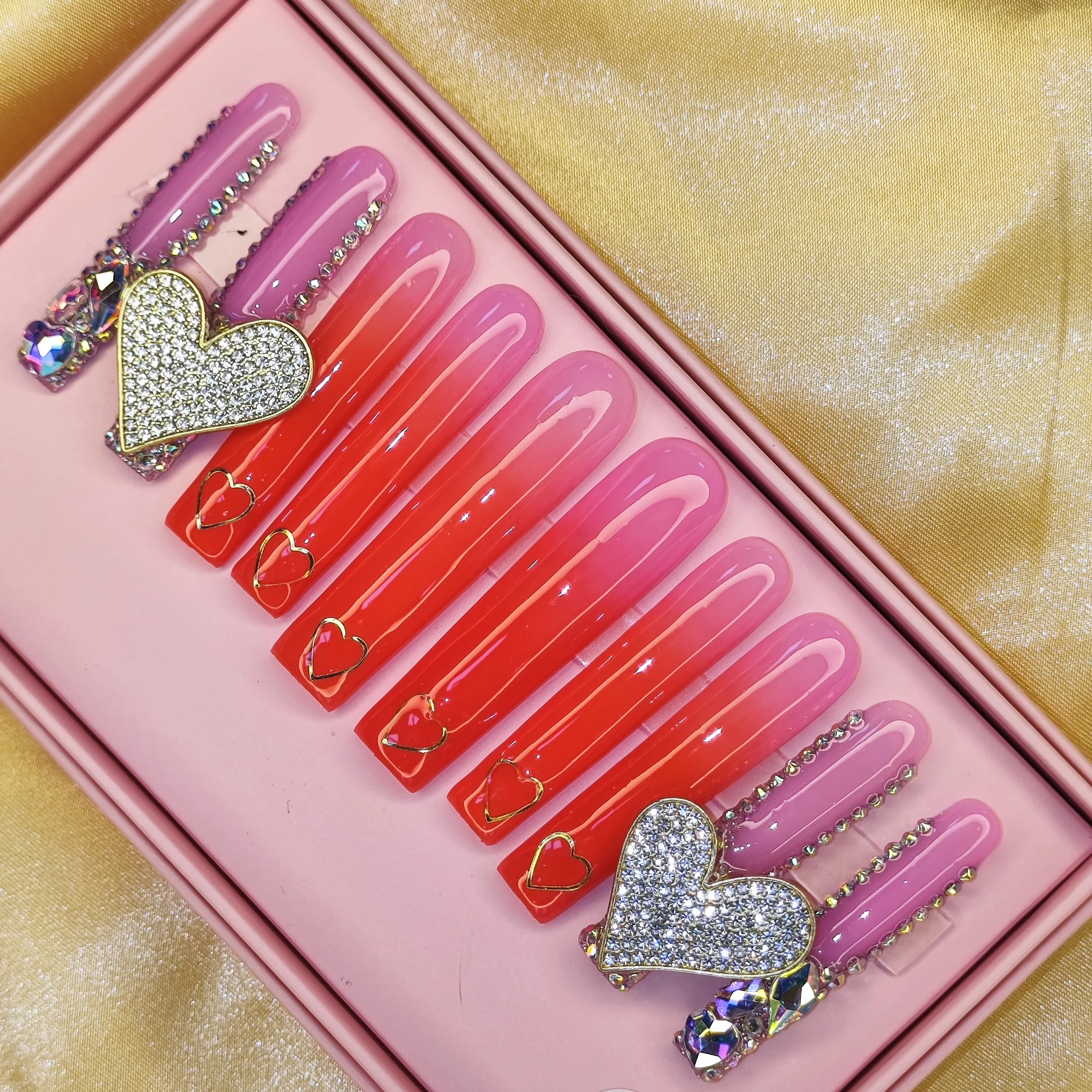 2024 Newest Wholesale Private Label Handmade Press Nails Ins Most Popular Trending Artificial Fingernails Acrylic Full Design