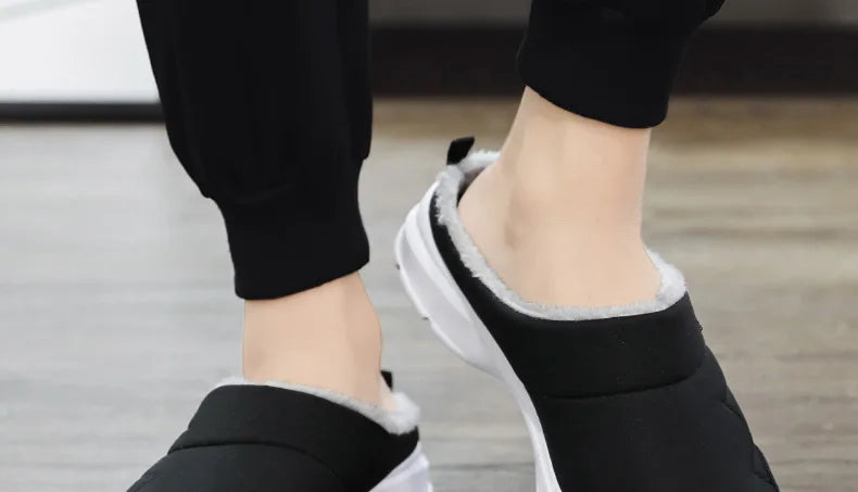 Winter Men Women Plush Slippers Home Indoor Warm House Cotton Shoes Room Lightweight Plus Big Size 47 48 49 Cheap Dropshipping