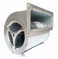 JEEK Stainless Steel Free Standing Centrifugal Impeller Dual Inlet Air Blowing Speed Control AC 220V EC Motor Fan