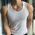 Pack of 3 in Stock Polyester Fitness Wear Mens Stringer White tank Top Vest for Man