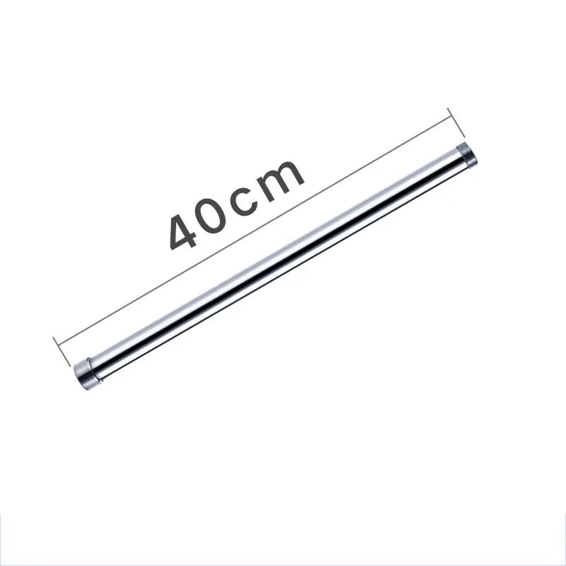 Shower Extender Gray Black Shower Extension Rod Shower Bracket 30\40\50 cm Shower Extension Rod Riser Tube Bathroom Accessories