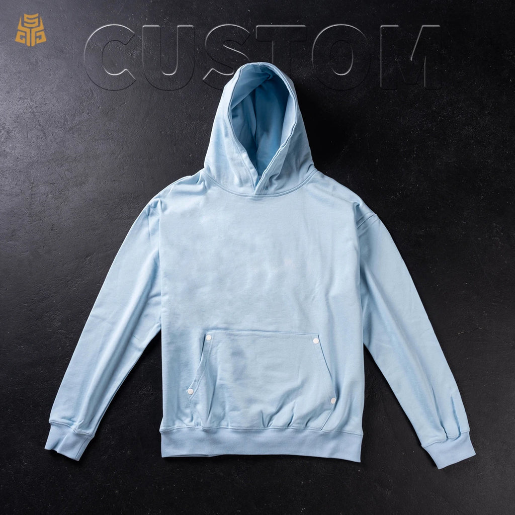 Men Hoodies Cotton Heavy Weight French Terry Oversized Streetwear Fit Drop Shoulder Blank Men's Hoodie Sweatshirts
