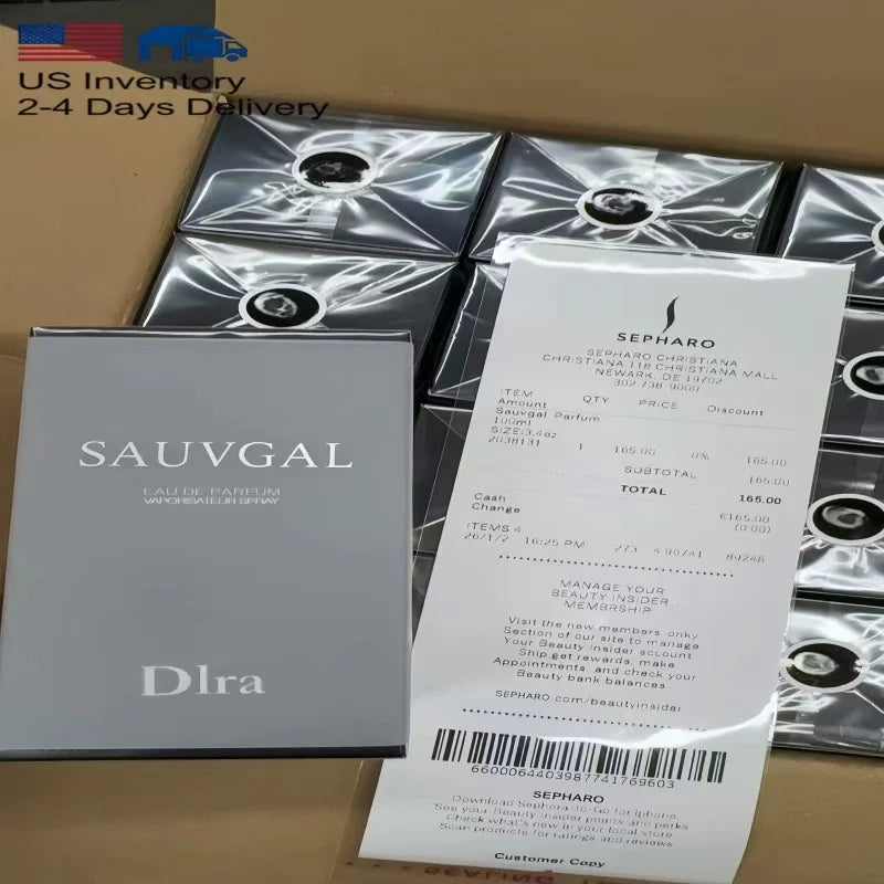 USA Stock 3-7 Days Delivery Perfume Fragrances Cologne With Receipt Perfumes Long-Lasting Perfume with Receipt Men's Perfume