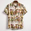 OEM Service Custom Wholesale Summer Men Clothing Short Sleeve Hawaiian Printed Fashion Shirt