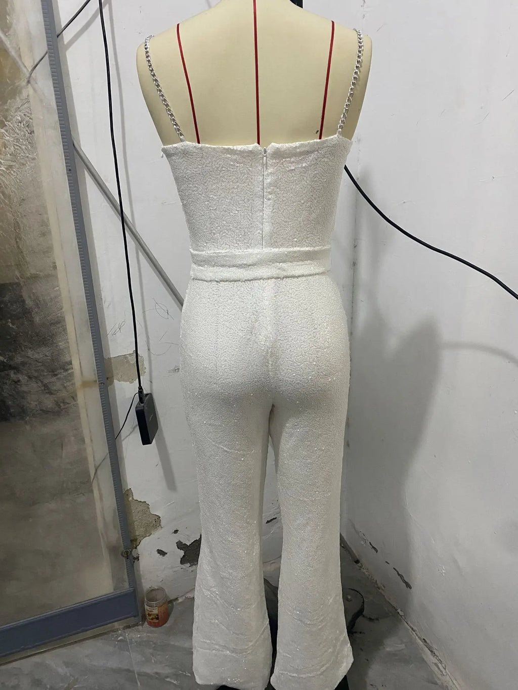 Liu Ming Oem High End New Style Women Fashion Sexy Sequined Color Slim Fit Long Bodycon Jumpsuit