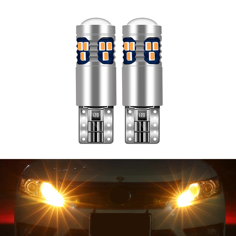 For Audi Q3 8U FY Q5 8R Q7 4L 4M 2pcs T10 W5W LED Bulbs Car Position Parking Width Light Accessories