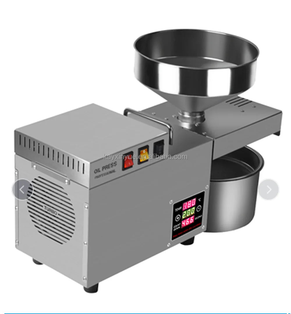 Automatic Home Use Cold Press Oil Machine Coconut Oil Extractor Automatic Grade for Olive Sesame Oil for Cooking Edible Purpose