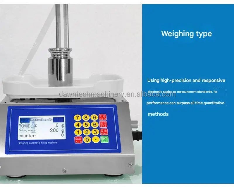 Honey Beverage Oil Shampoo Perfume Essence Dispensing Cosmetic Small Weighing Liquid Can Bottle Filling Machine