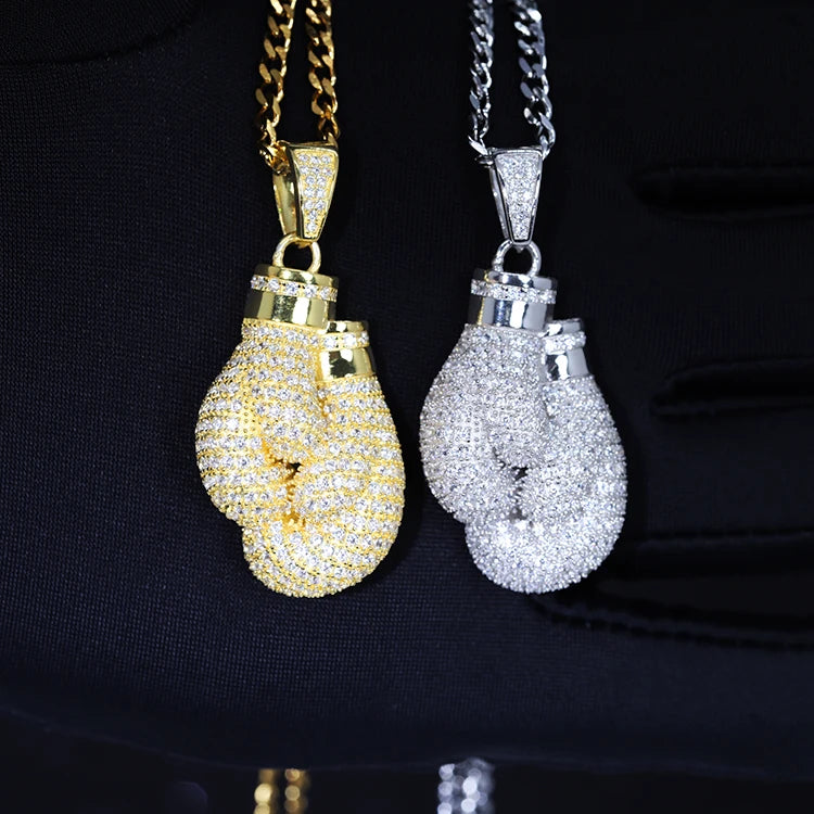 Wholesale Price Ready to Ship Gold Plated Pendant VVS Moissanite Diamond 925 Sterling Silver Charms Pendant for Necklace Jewelry