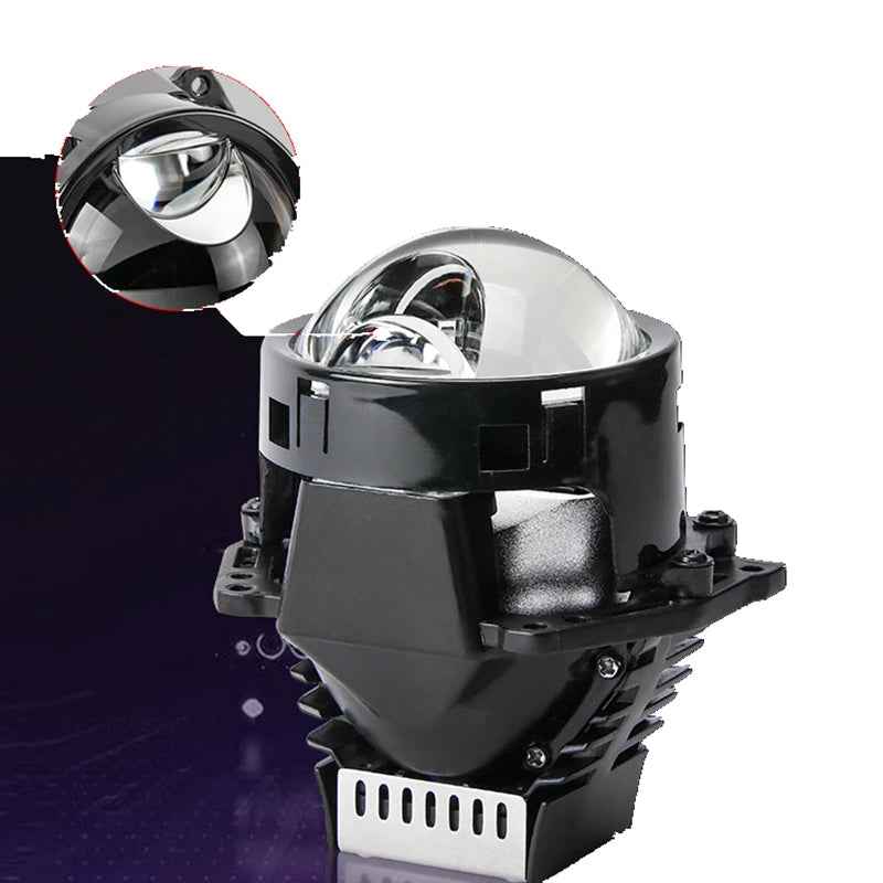 High quality far and near LED bifocal lens laser car headlight upgrade Hai 5 dual lamp cup smart quick start