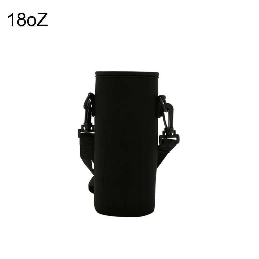 Portable Water Bottle Carrier Insulated Cup Cover Bag Holder Pouch with Strap Sports Bottle Covers