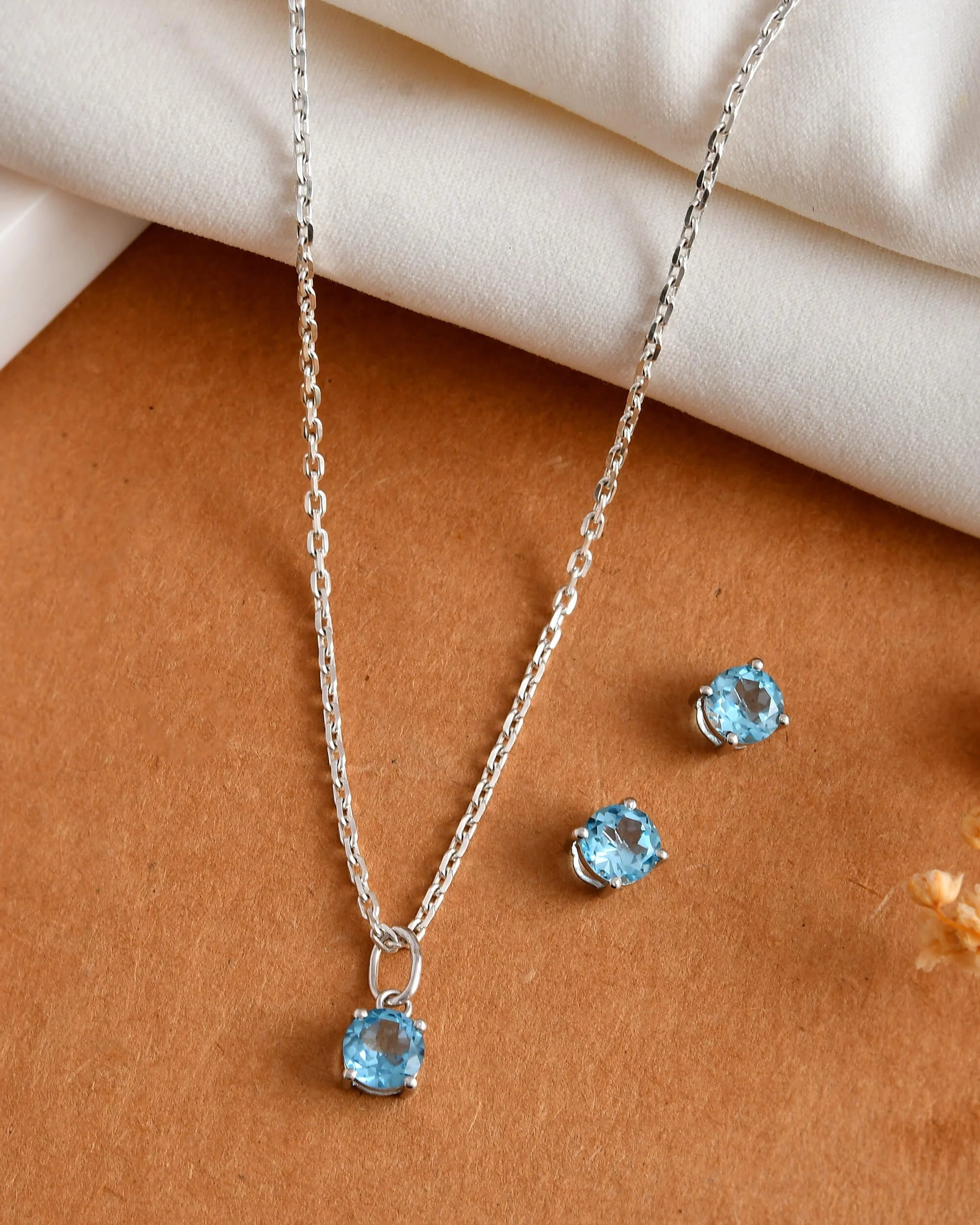 Latest Sunlit Spark Sterling Silver Citrine Round-Cut Necklace Earrings Set Gold/Silver Plating-Trendy Wedding Party Engagement