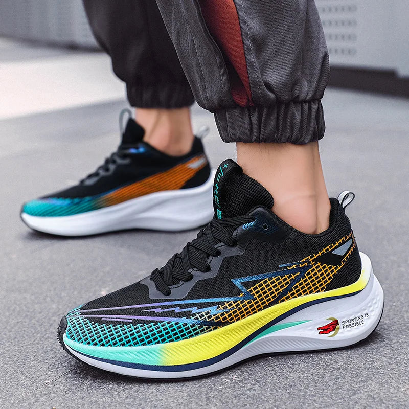 Wholesale New Fashion High Quality  Ultra Flexible Light Weight Air Cushion Support Custom Men Women Sneakers Running Shoes