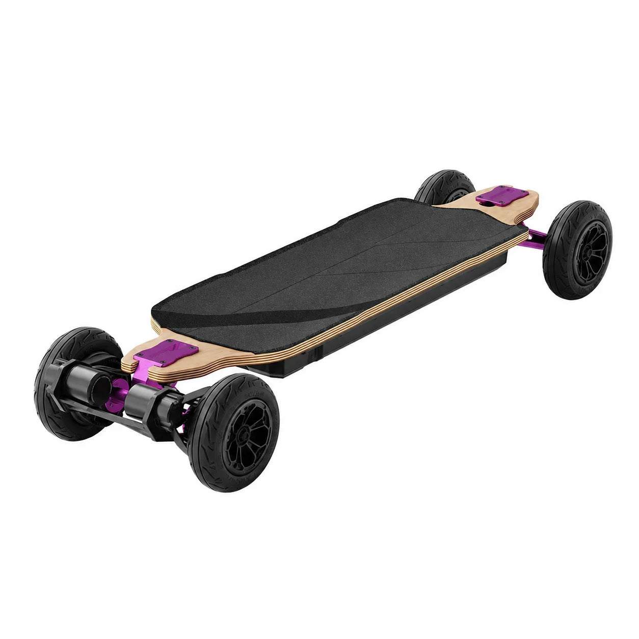 Dual for 4500W Hub Motor All-Terrain Electric Longboard Wood Deck 160x55mm Pneumatic Tire CNC RKP Truck 648/864Wh Battery Max