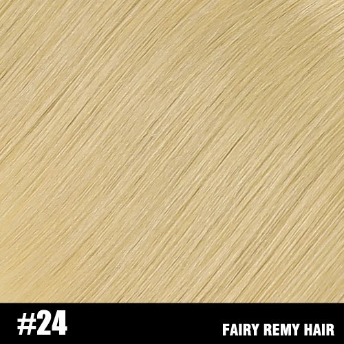 Fairy Remy Hair 20-22" Remy Keratin Flat Tip Human Hair Extensions Straight Capsules Natural Pre Bonded Hair 0.8g/Strand