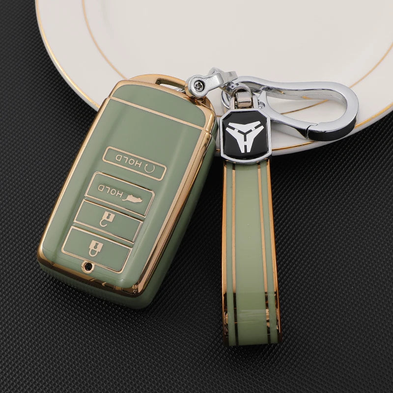 Premium Soft TPU for Honda Acura RLX MDX CDX TLX-L NSX Car Key Case Cover Shell Key Rings Keychain Bag Factory Key Accessories