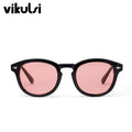 Johnny Depp Smalll Round Sun Glasses Brand Designer Rayeds Sun Glasses Female Outdoor Tony Stark Men Sun Glasses Oculos de sol