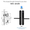Tediton TTlock Outdoor Sliding Push and Pull Smart Lock Hotel Security Door Lock Smart Locks for Exterior Doors