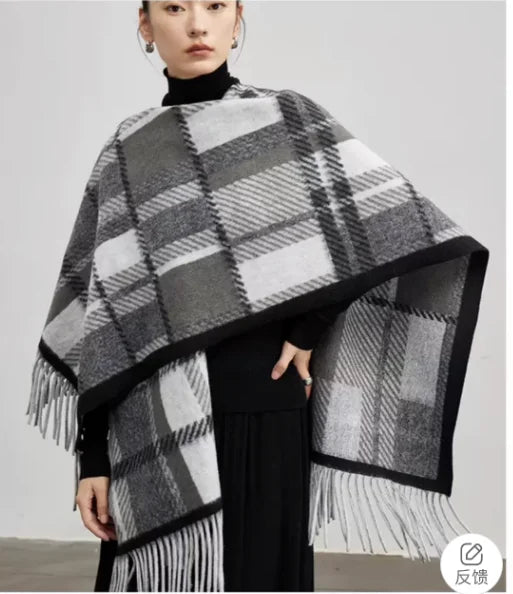 2026 New Women's  Shawl Wraps Soft Open Front Poncho Sweater for Spring Fall Winter  Wrap Around Sweaters  Teens Winter Sweater