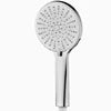 VANTO Modern Square Large Panel Five-Speed ABS Chrome-Plated Wall-Mounted Hand Shower High Pressure Water Saving Booster Large