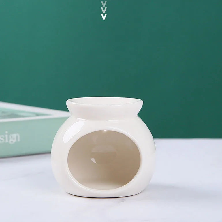 Home Decor Gifts Aroma Essential Warmer Aromatic Fragrance Lamp for Perfume Wax Melt Burners Tealight Holder Ceramic Oil Burner