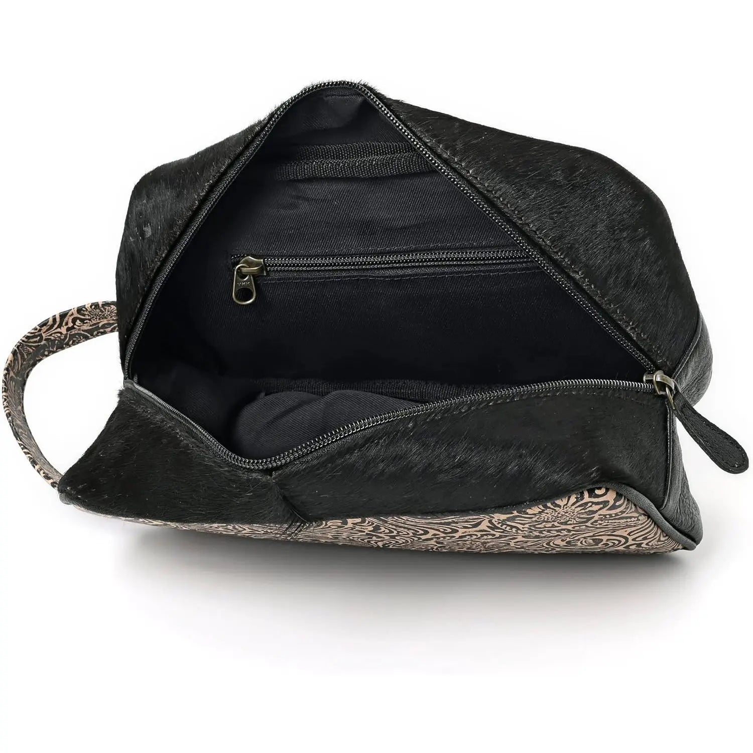 Men's Waterproof Travel Dopp Kit Shaving Toiletry Bag Black Water Resistant Grooming Organizer