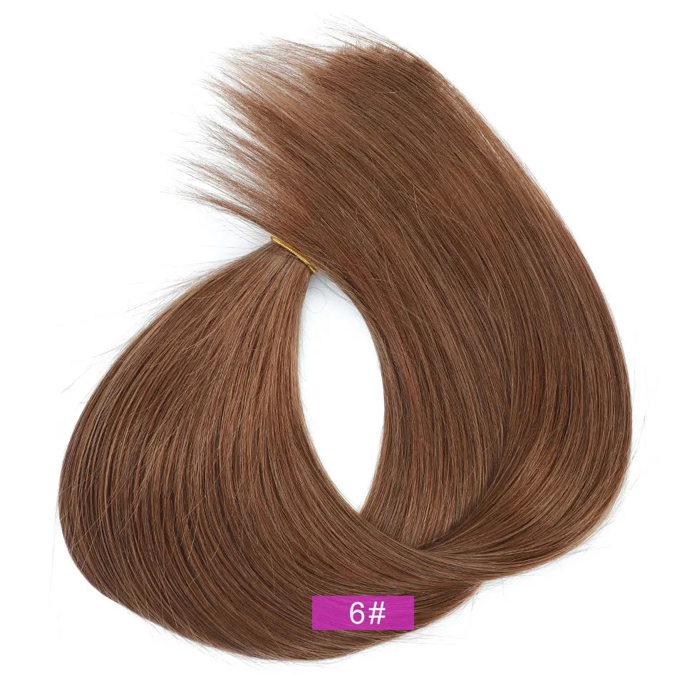 Factory Supply U Tip Hair Extensions 100% Natural Virgin Raw Hairs Customized Color U Tip Human Hair Extensions