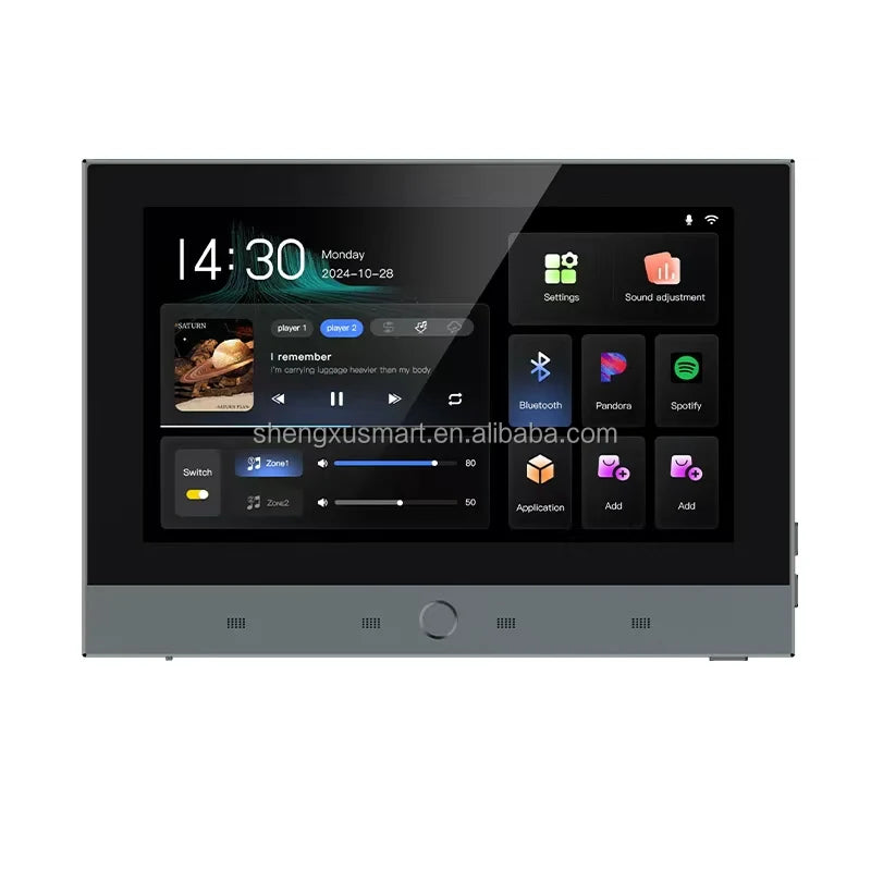 7-INCH Home Theater System 8Channel Intelligent Playback Background Music Player for Home Use