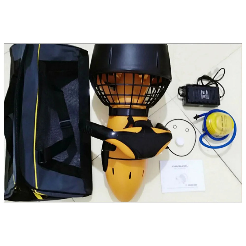 Underwater Scooter 300W Dual Speed Water Pool Propeller Electric Underwater Bike for Ocean Pool Waterproof Sport Equipment