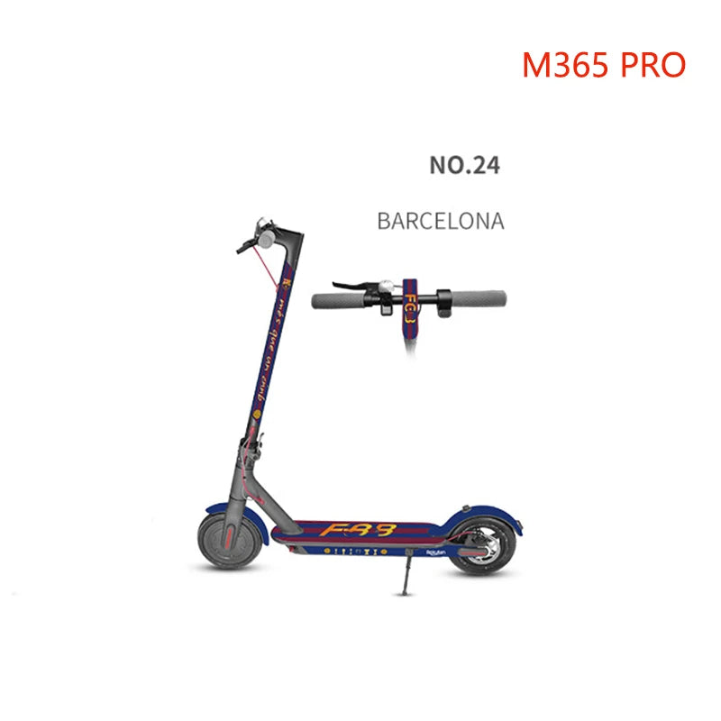 Electric Scooter Full Body PVC Sticker DIY Skateboard Sticker Scooter Pedal Stickers Decal For Xiaomi M365/PRO