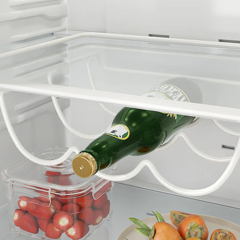 Iron Daily Kitchen Home Storage Rack for Refrigerator Easy Assembly for Organizing Beer and Food in Household Kitchen