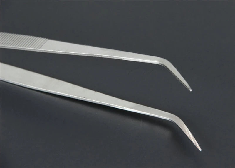 14/16/18/20/25/30cm Kitchen Cooking Medical Tweezer Tong With Comfortable Ridged Handle,for Medical,Kitchen Bar Accessory