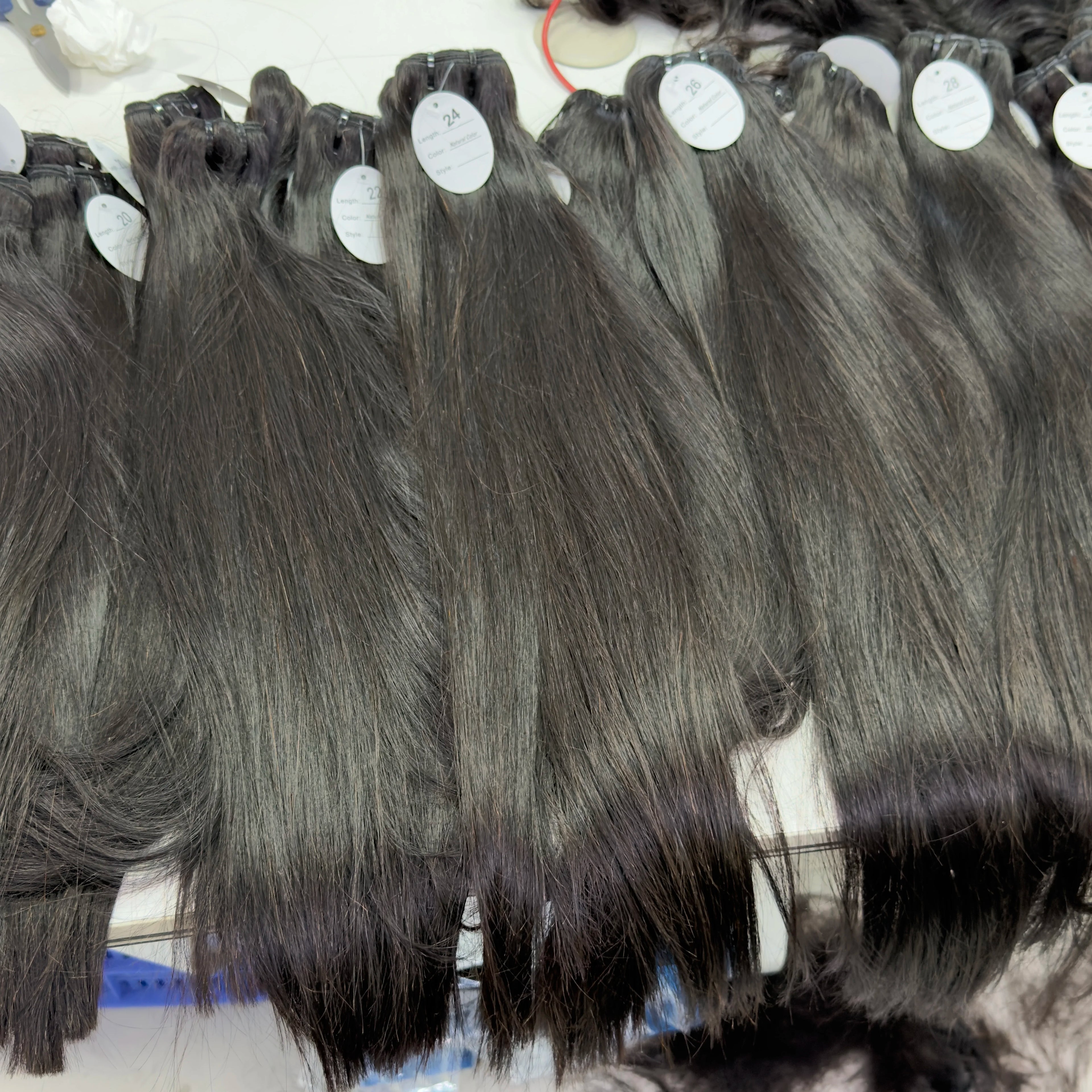 15A Human Hair Body Wave Bundles 100% Virgin Vietnamese Hair Extensions for Women Natural Black Weaving Machine Double Weft Perm