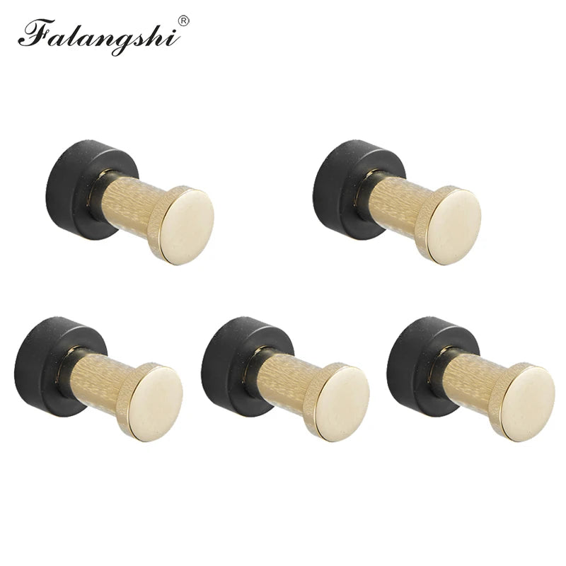 Brass Robe Hooks Clothes Hanger Household Small Decoration Rustproof Towel Hook Coat Hanger Key Rack Bathroom Accessories WB8123