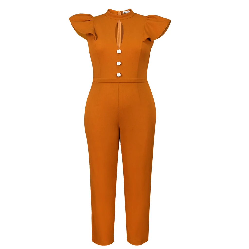 Wholesale Women Jumpsuit Short Sleeve Playsuit Clubwear Straight Leg Jumpsuit Women's With Belt Bodysuit Rompers