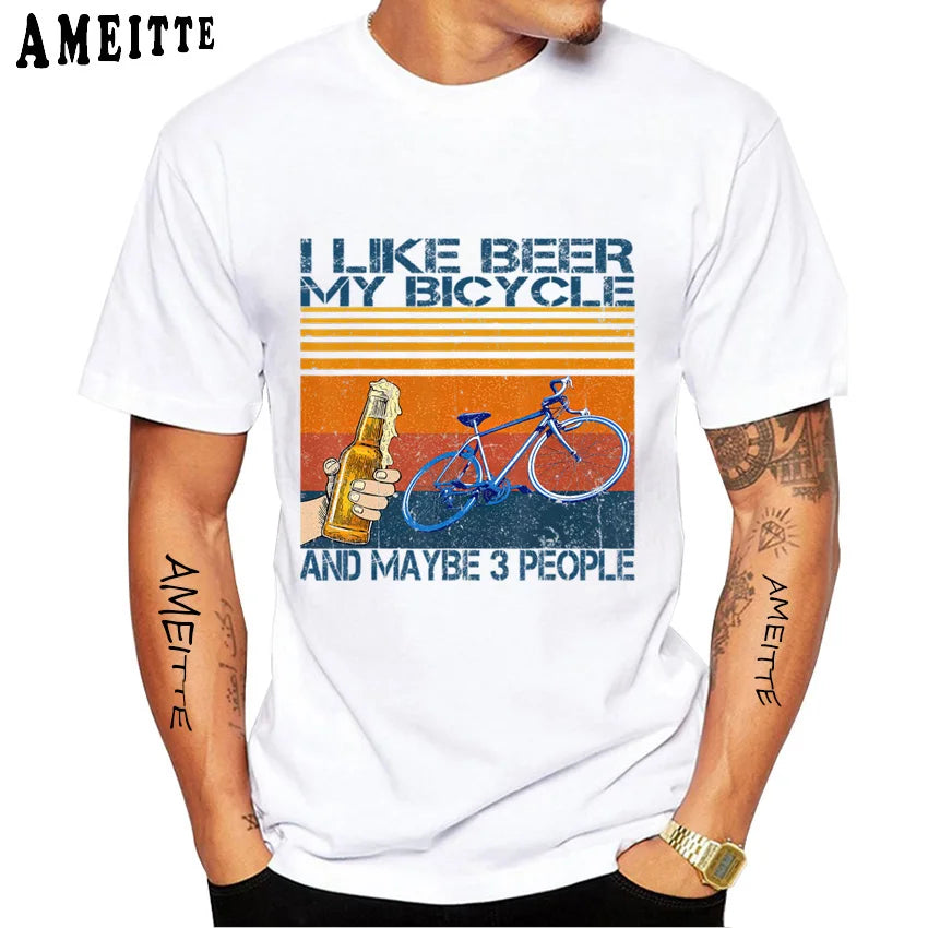 Summer Men Short Sleeve Road Bike Gear Cycling T-Shirt Funny Bicycle Sport TShirt Hip Hop Boy Casual Tops Cool Man Cyclit Tees