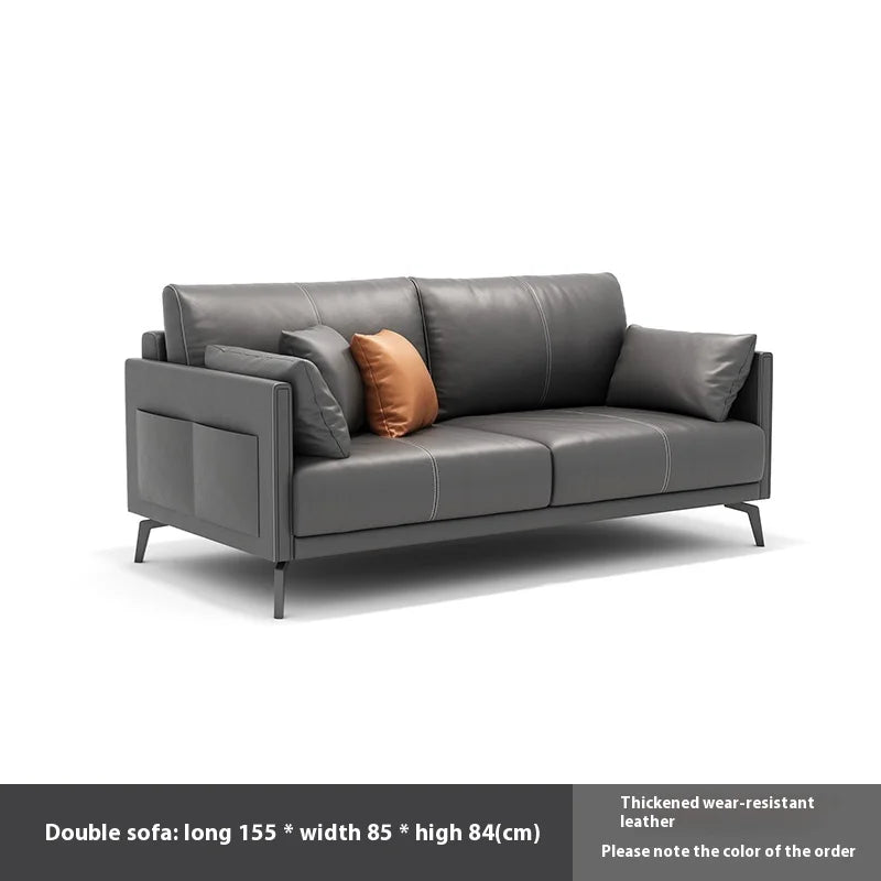 OSF104 Modern Executive Office Reception Sofa PU Leather Set for Hotel School Hospital-for Waiting Rooms